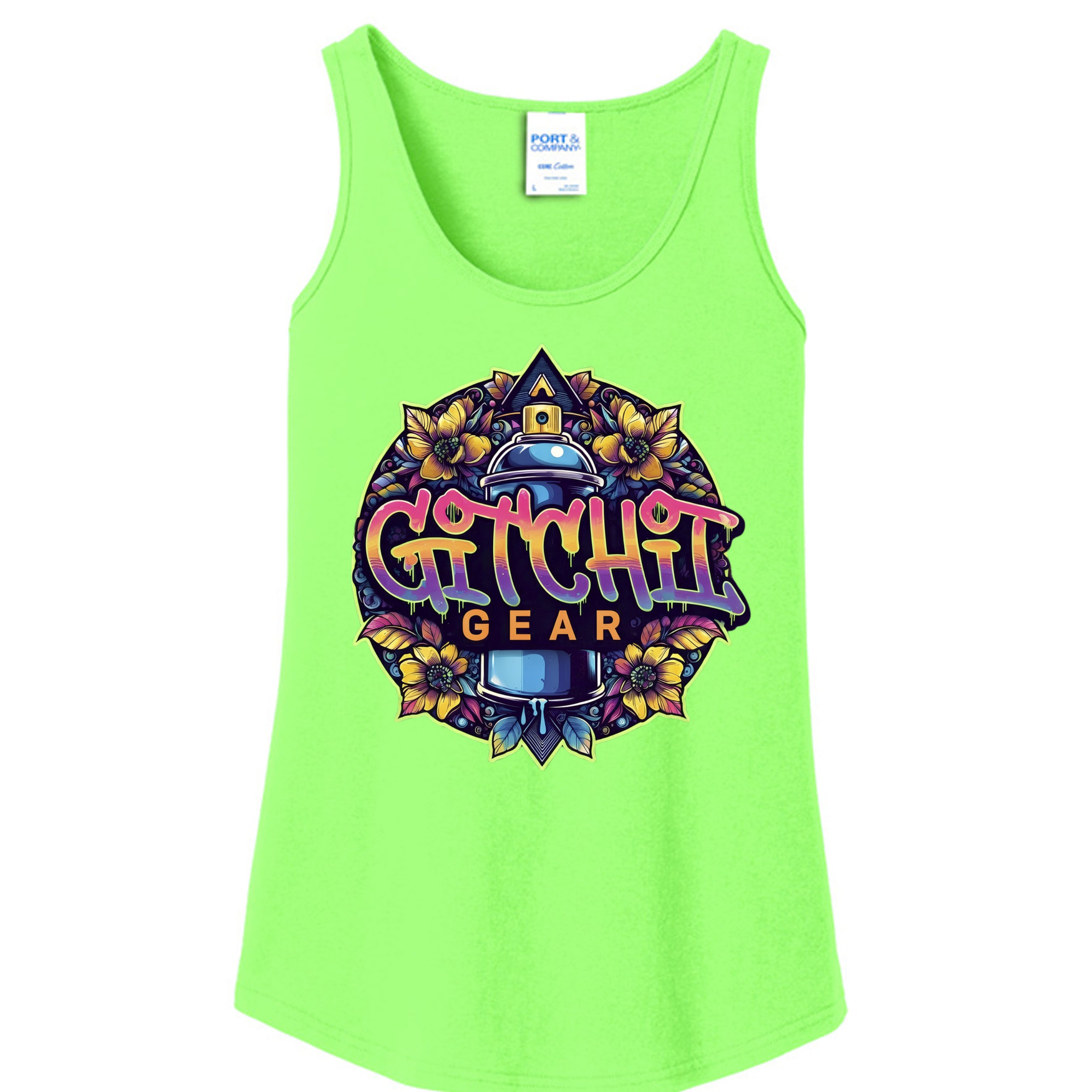 Neon Green - LPC54TT - FRONT