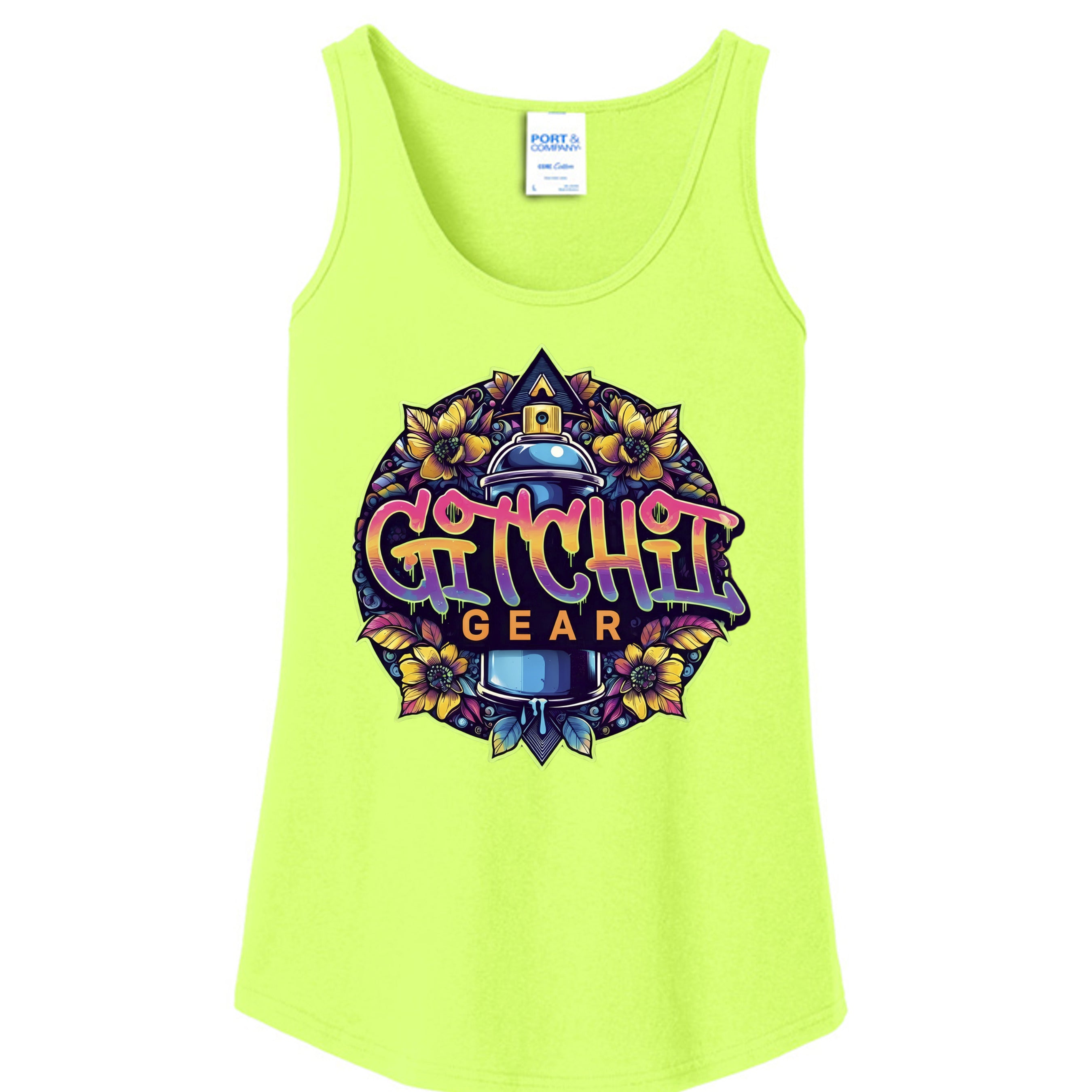 Neon Yellow - LPC54TT - FRONT