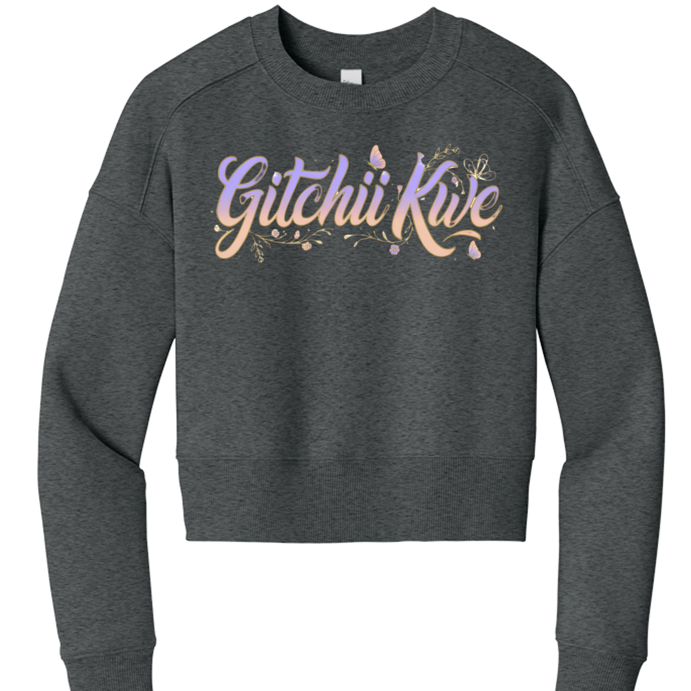 Heathered Charcoal - DT1105 - FRONT