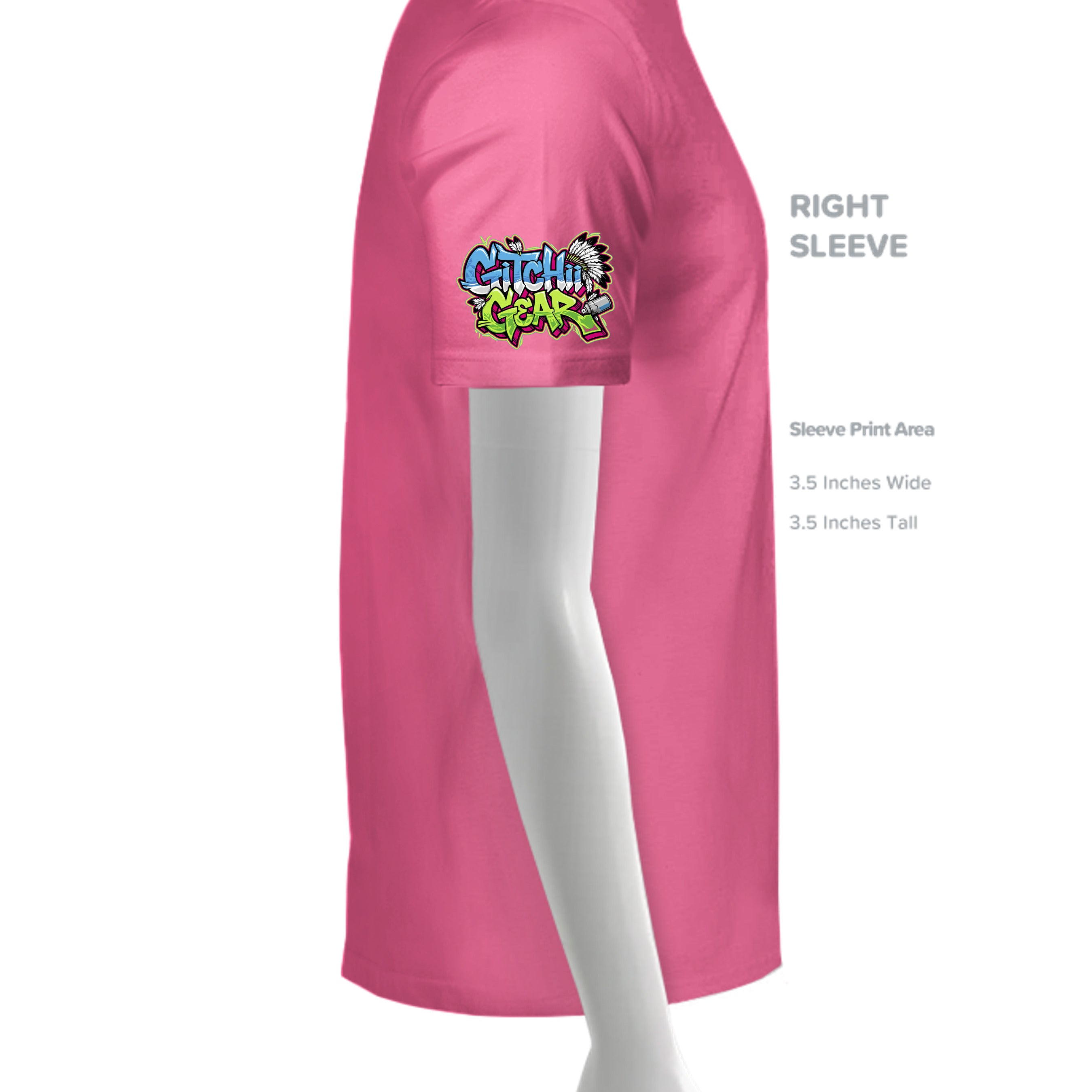 SAFETY PINK - G500B - SLEEVE_RIGHT