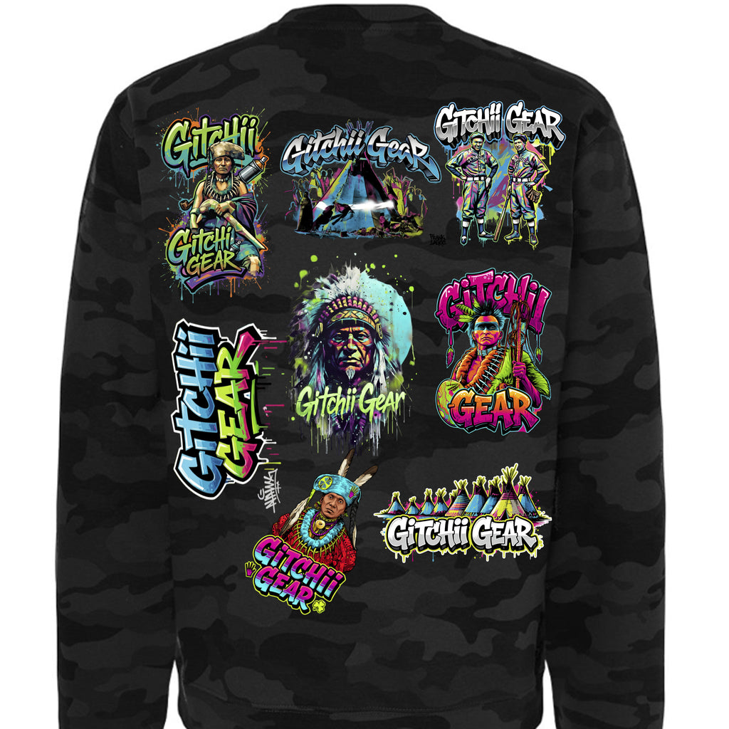 Black Camo - SS3000 - BACK