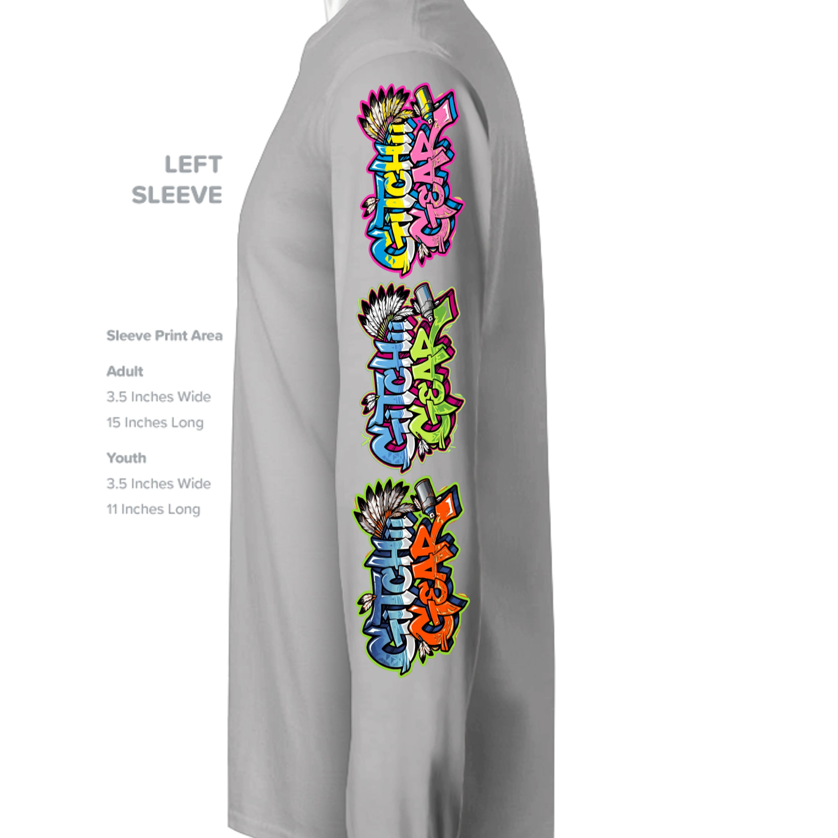 Grey Heather - SS3000 - SLEEVE_LEFT