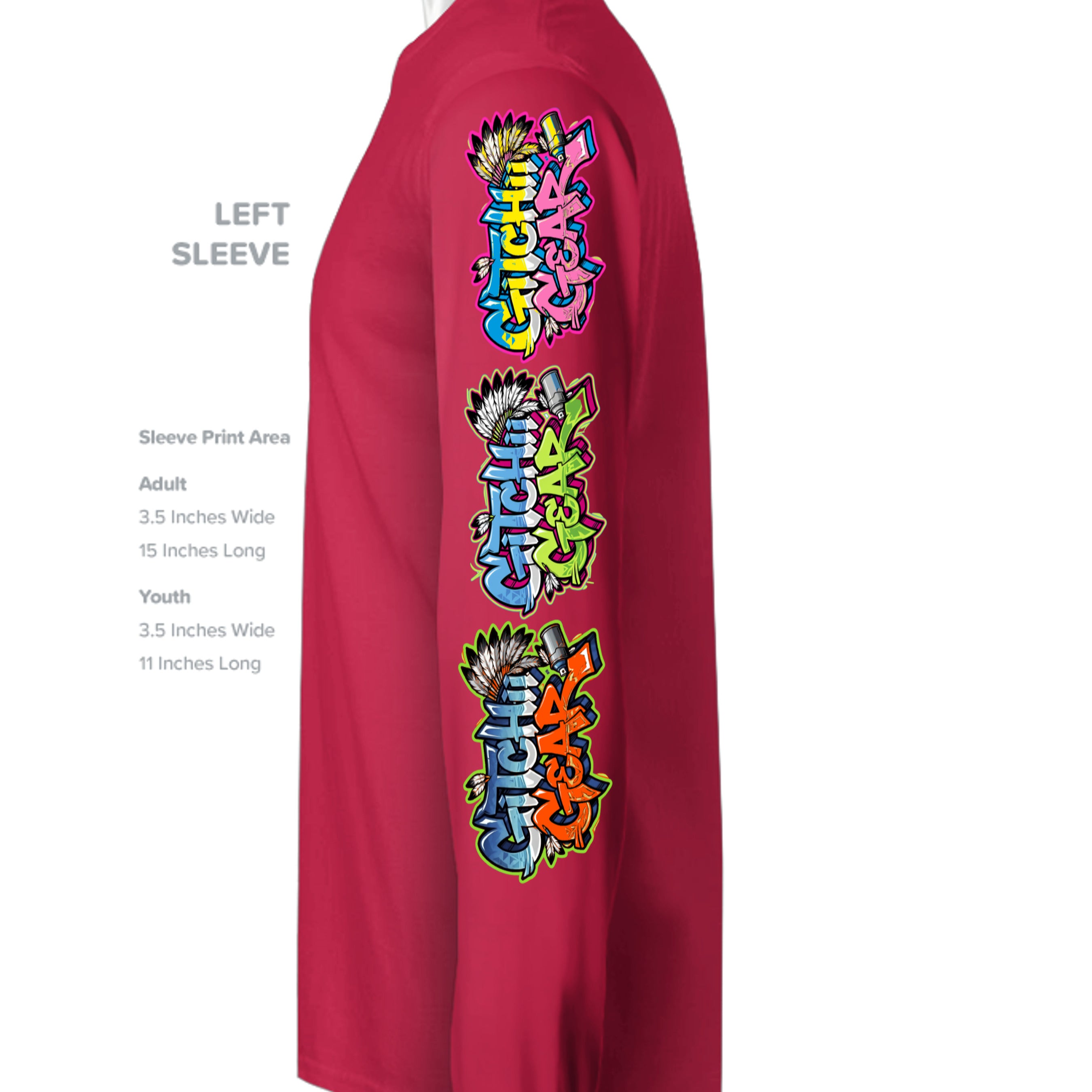 Red - SS3000 - SLEEVE_LEFT