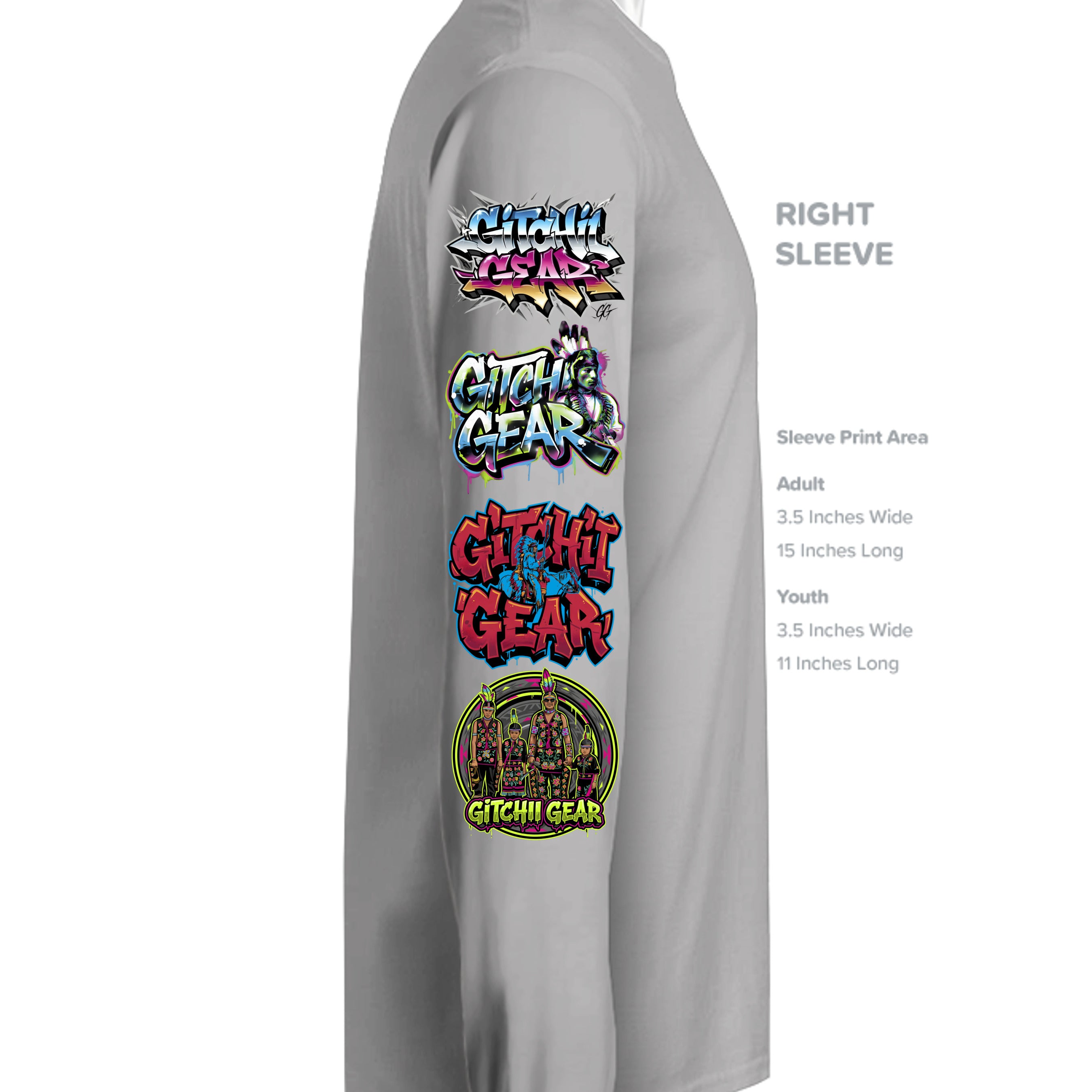 Grey Heather - SS3000 - SLEEVE_RIGHT