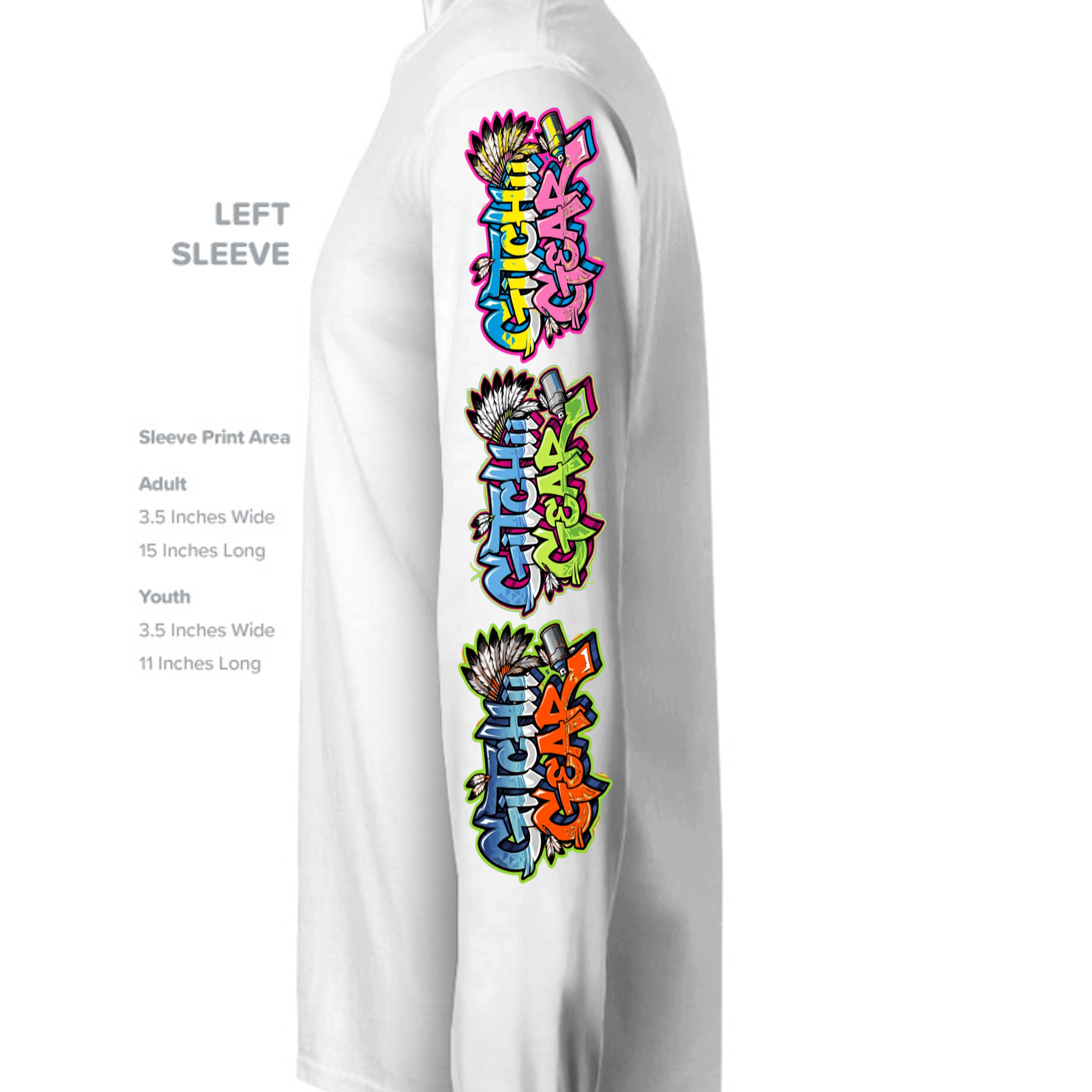 Solid White Triblend - 3513 - SLEEVE_LEFT
