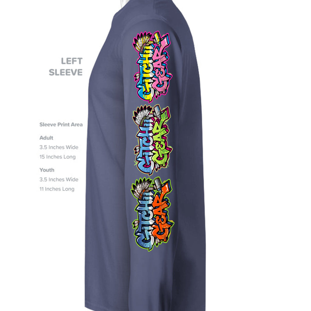 Navy Triblend - 3513 - SLEEVE_LEFT