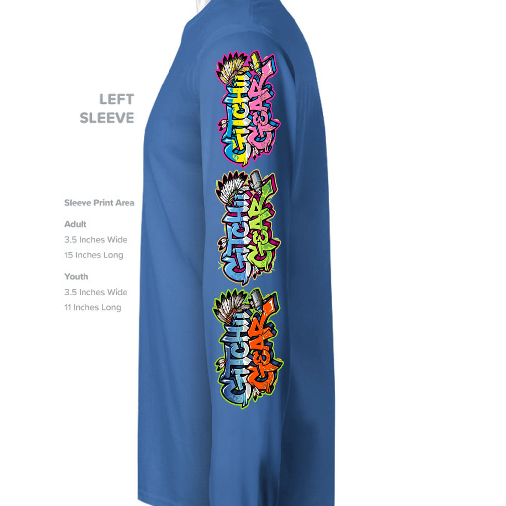 True Royal Triblend - 3513 - SLEEVE_LEFT