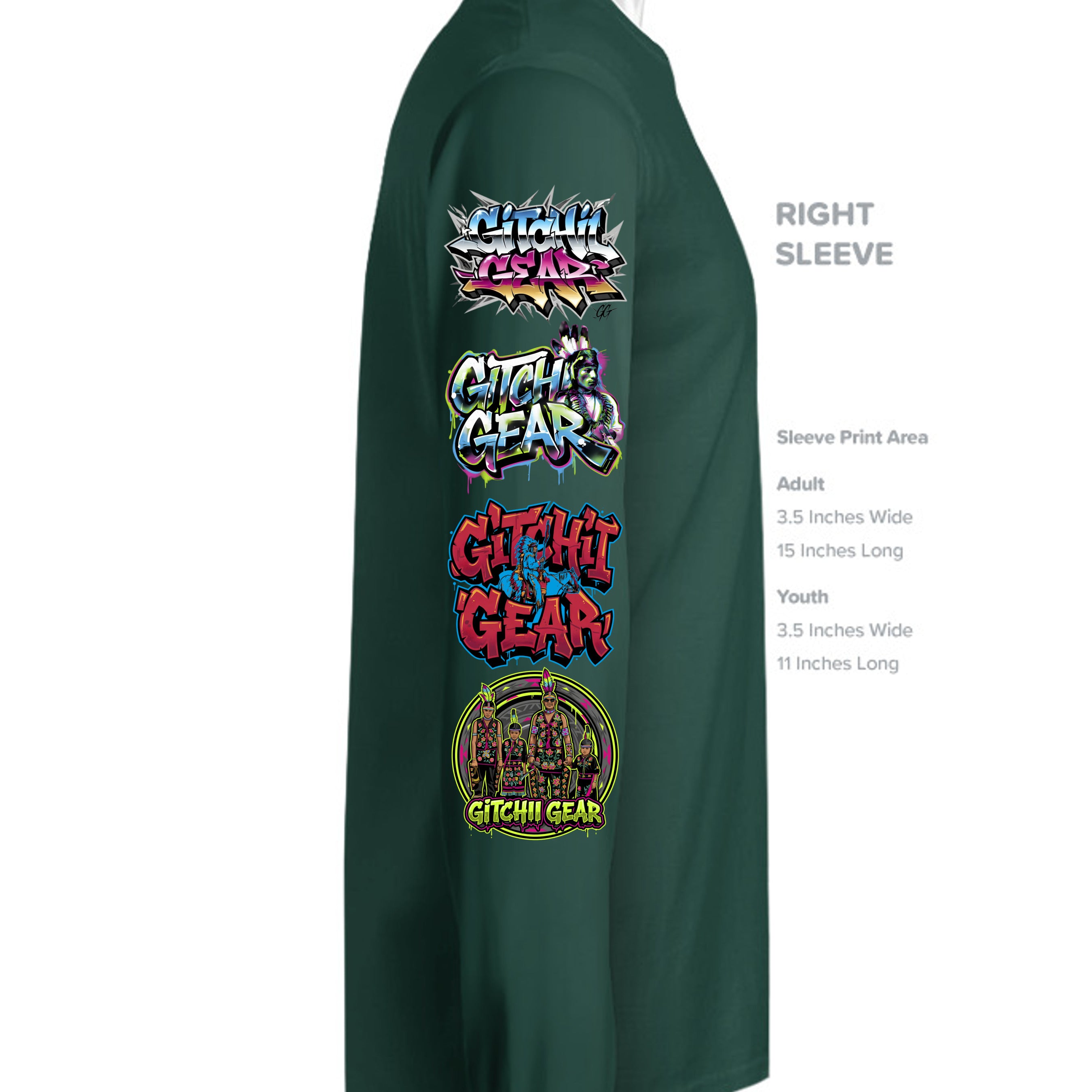 Emerald Triblend - 3513 - SLEEVE_RIGHT