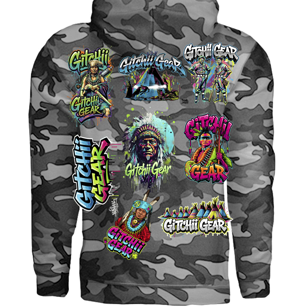 Snow Camo - IND4000 - BACK