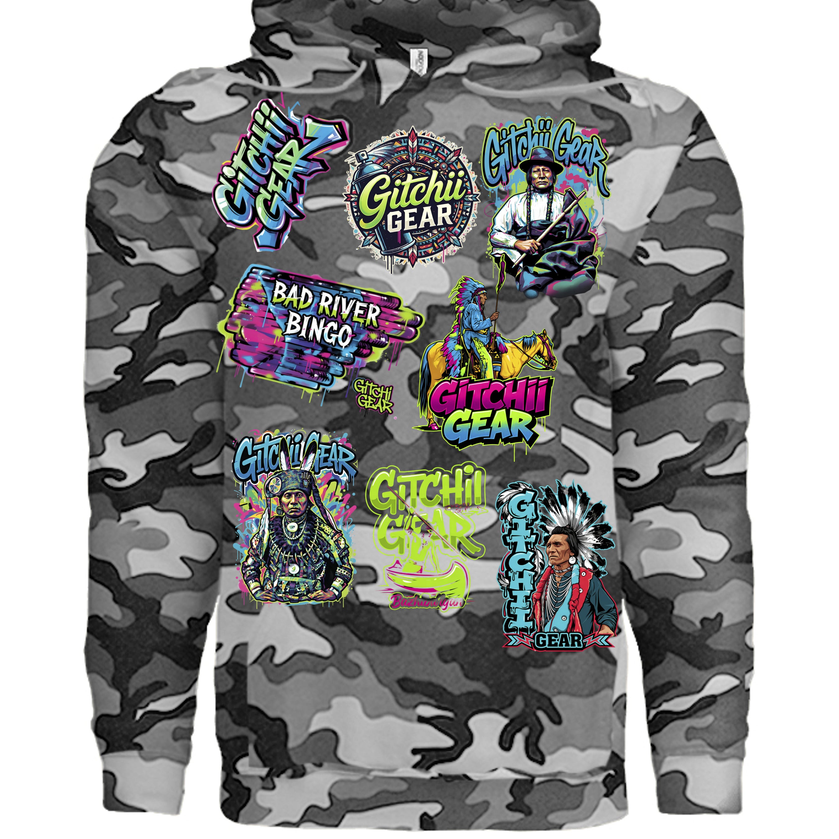Snow Camo - IND4000 - FRONT