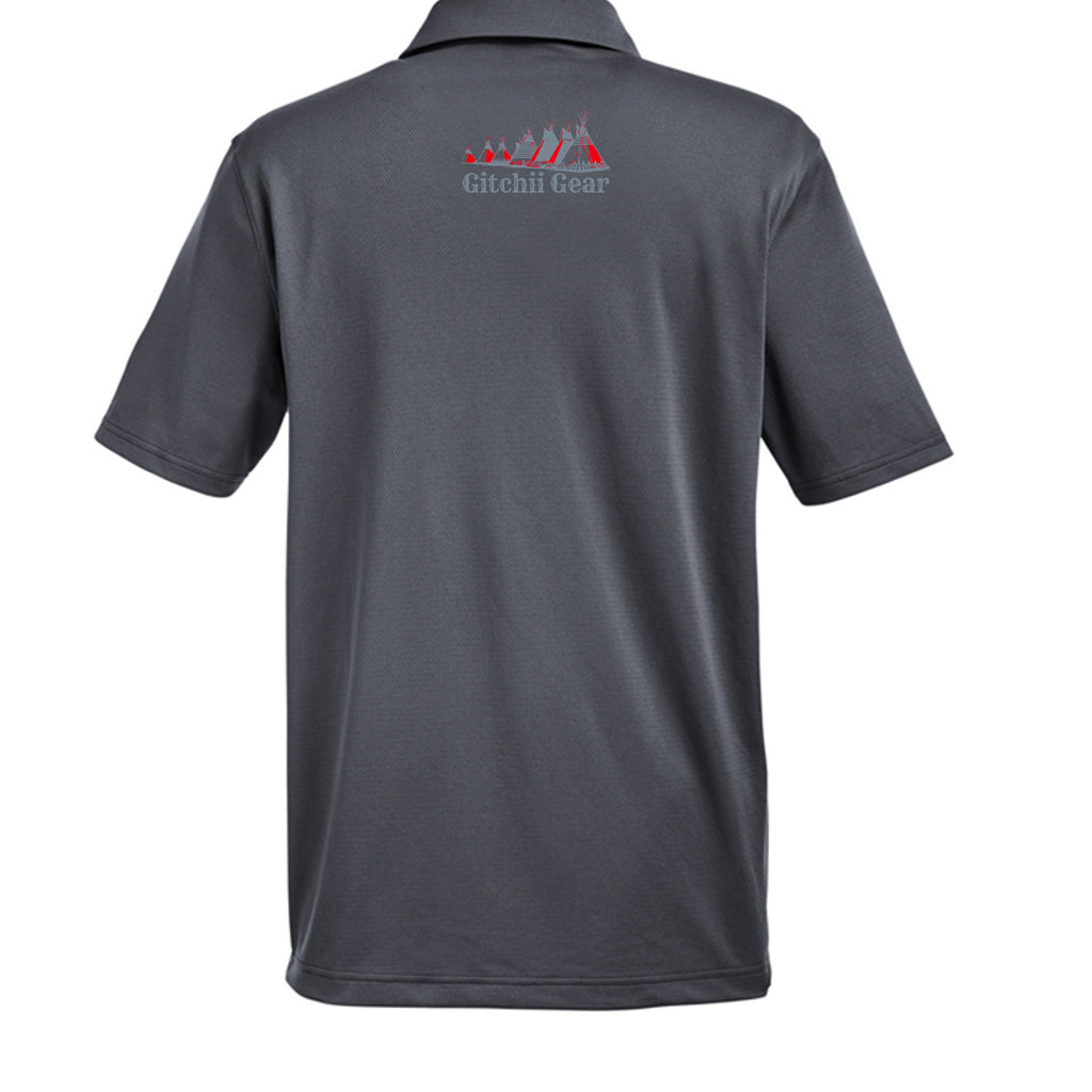 Castlerock Grey Light Heather/ White - 1370399 - BACK