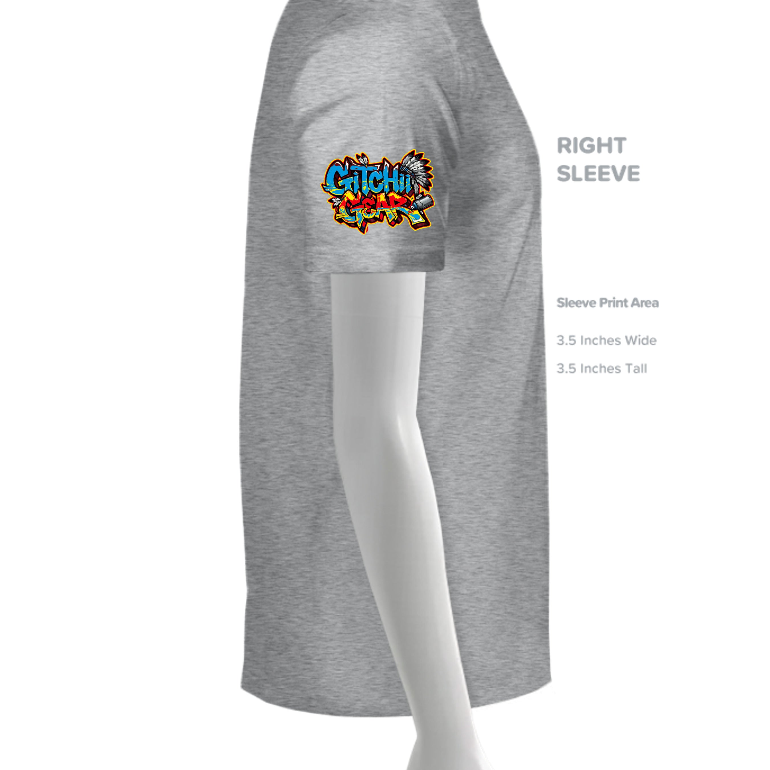 HEATHER GRAY - 3600 - SLEEVE_RIGHT