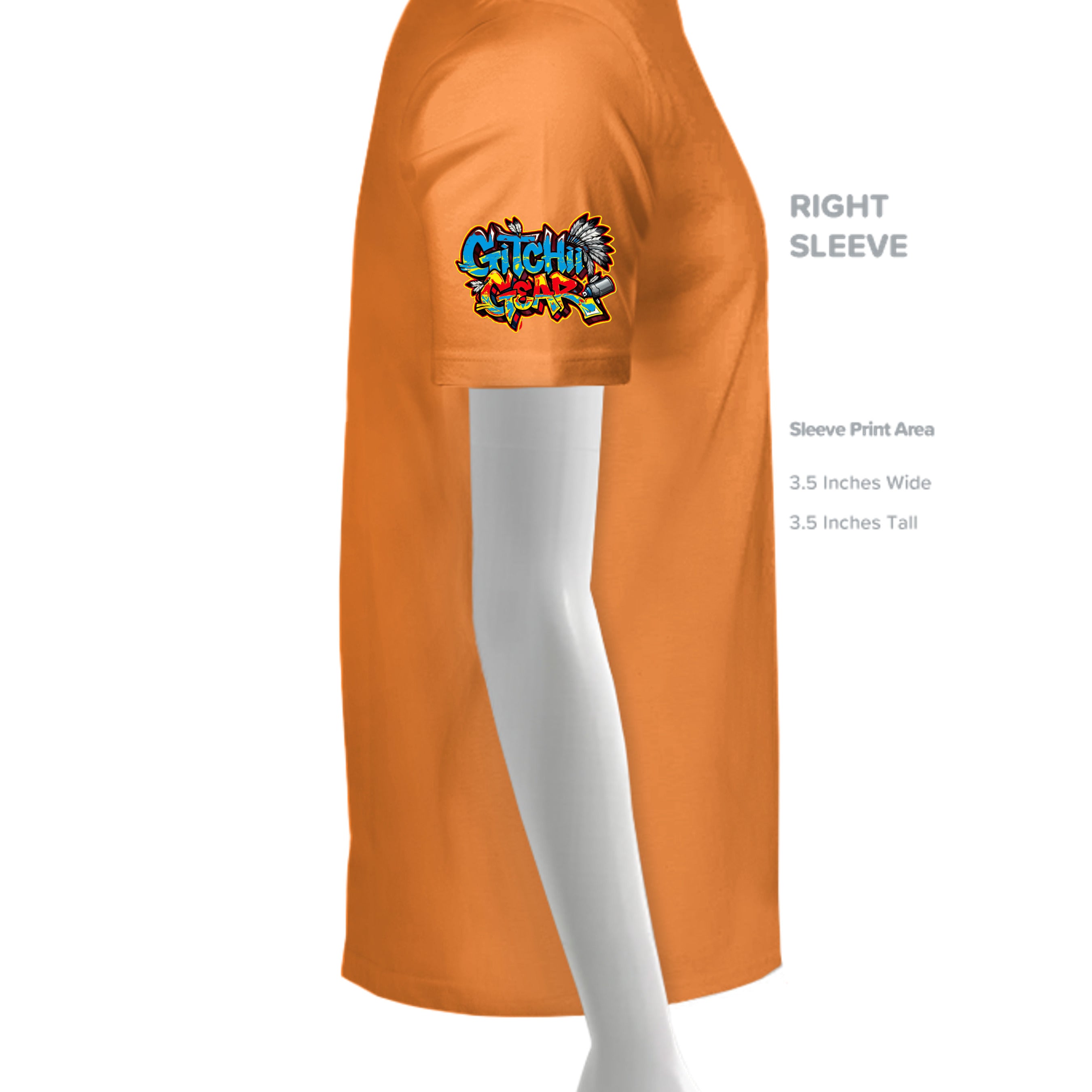 CLASSIC ORANGE - 3600 - SLEEVE_RIGHT