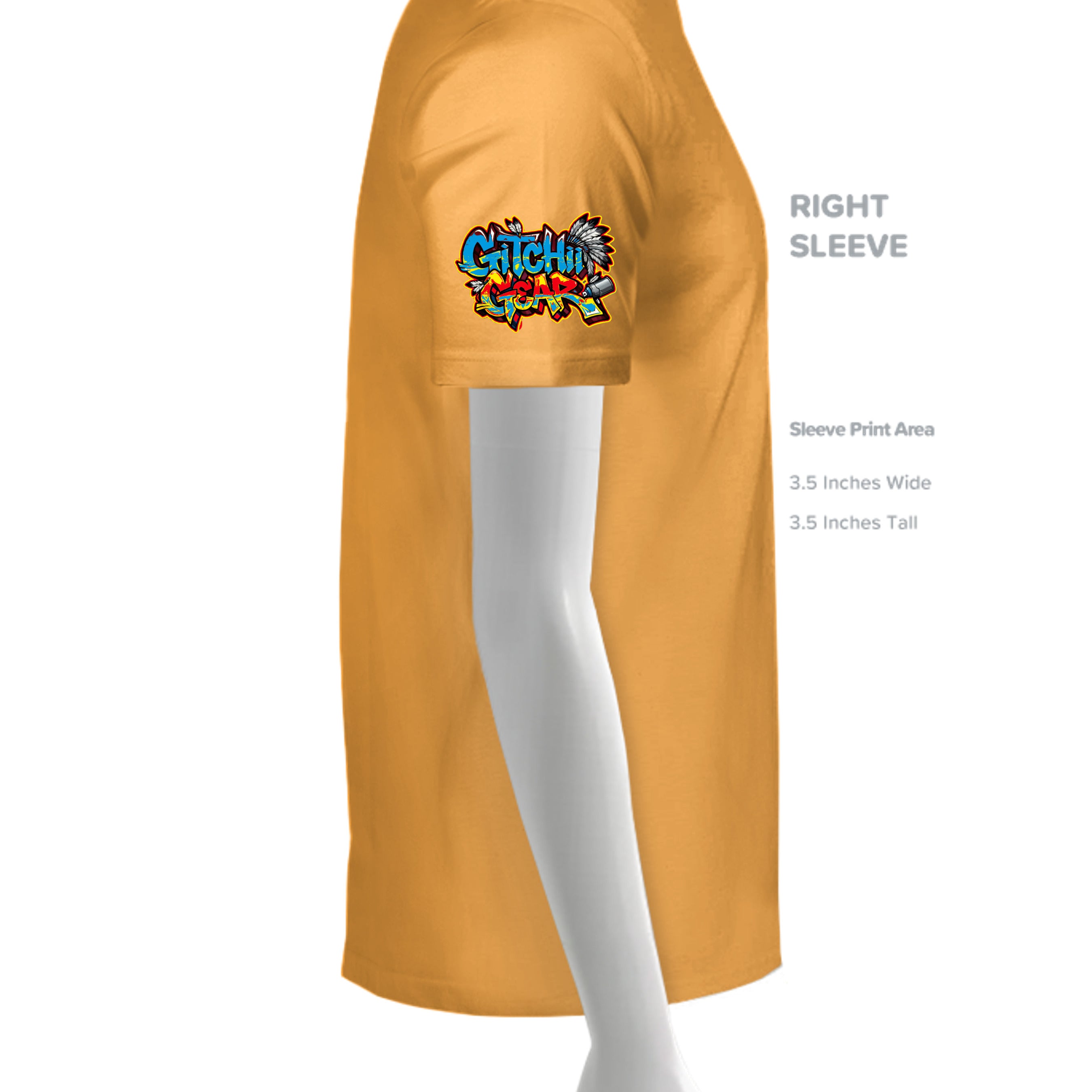 Bright Orange - C1717 - SLEEVE_RIGHT