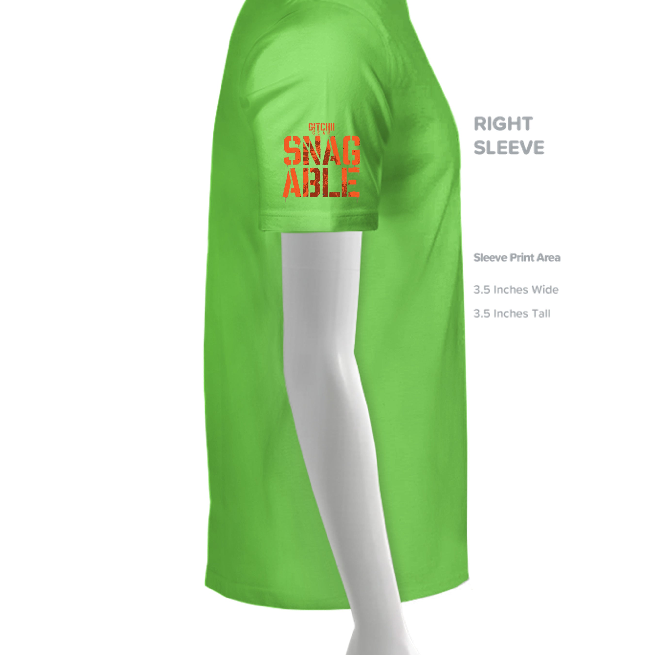 ELECTRIC GREEN - G800 - SLEEVE_RIGHT