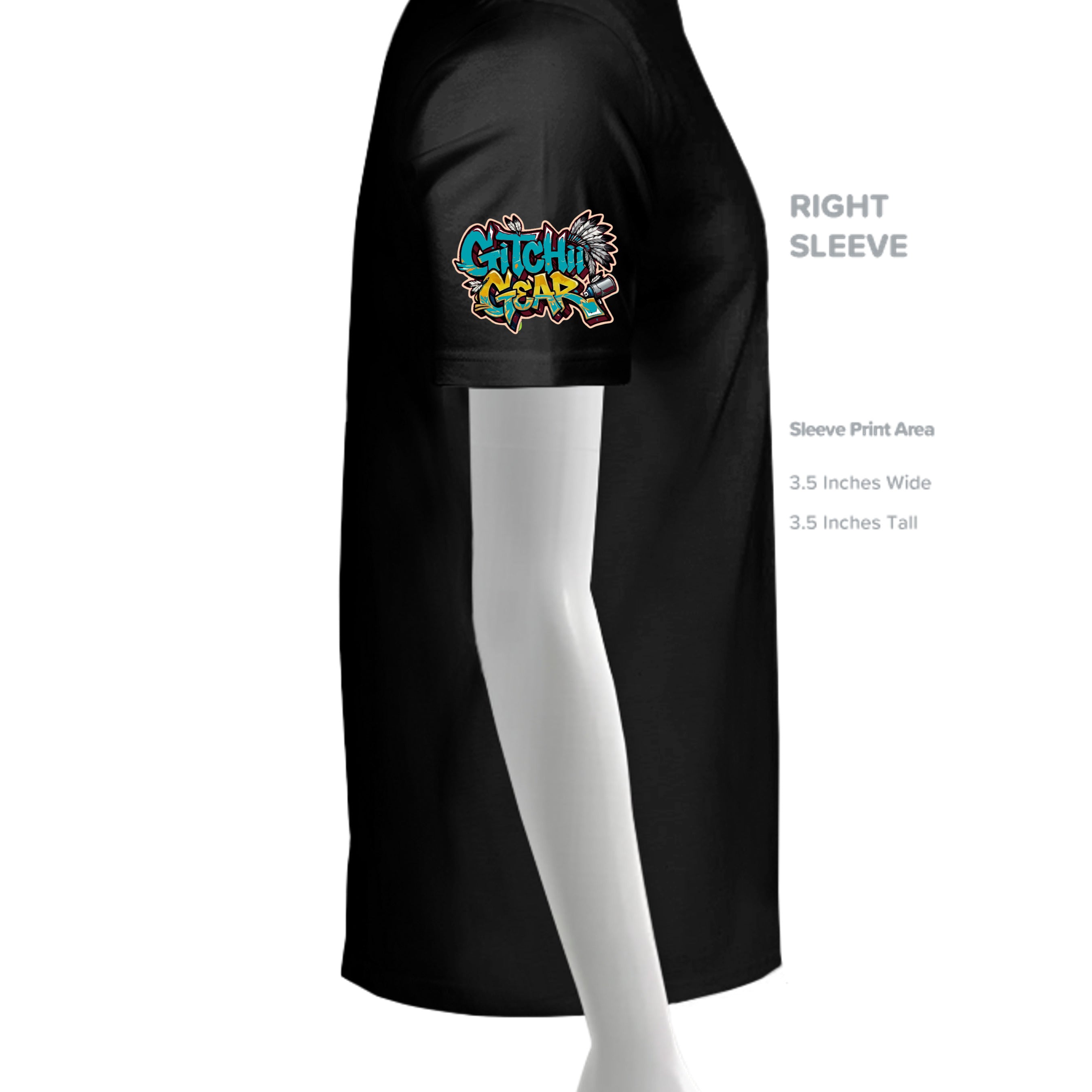 BLACK - 3001C - SLEEVE_RIGHT