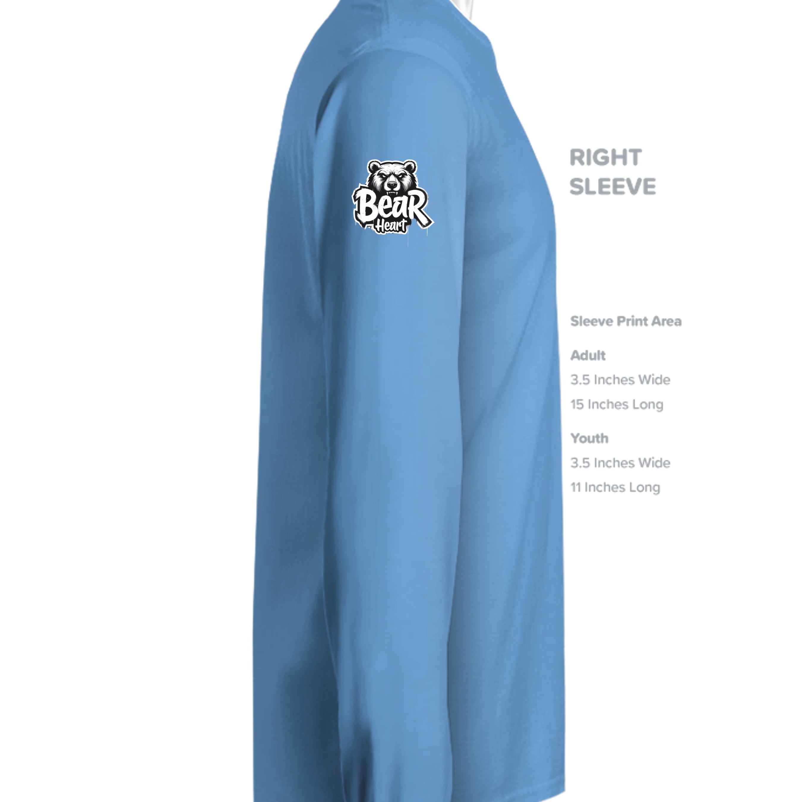 CAROLINA BLUE - P1607 - SLEEVE_RIGHT