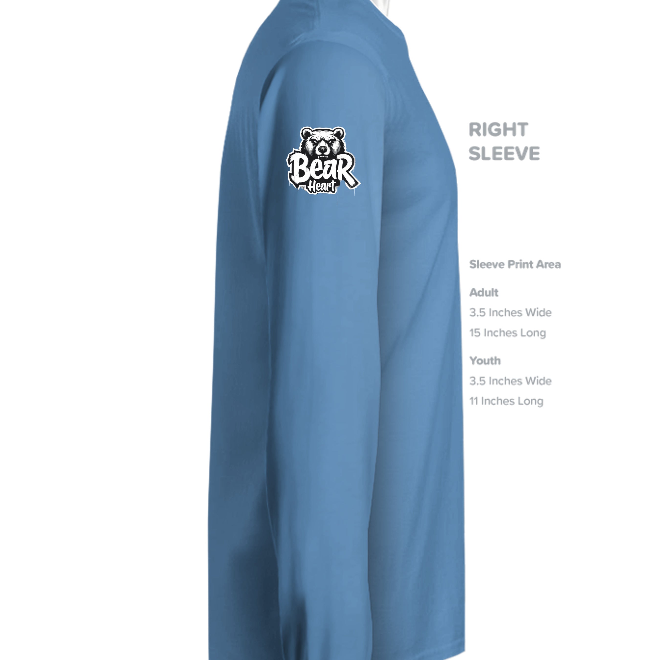 CAROLINA BLUE - G240 - SLEEVE_RIGHT