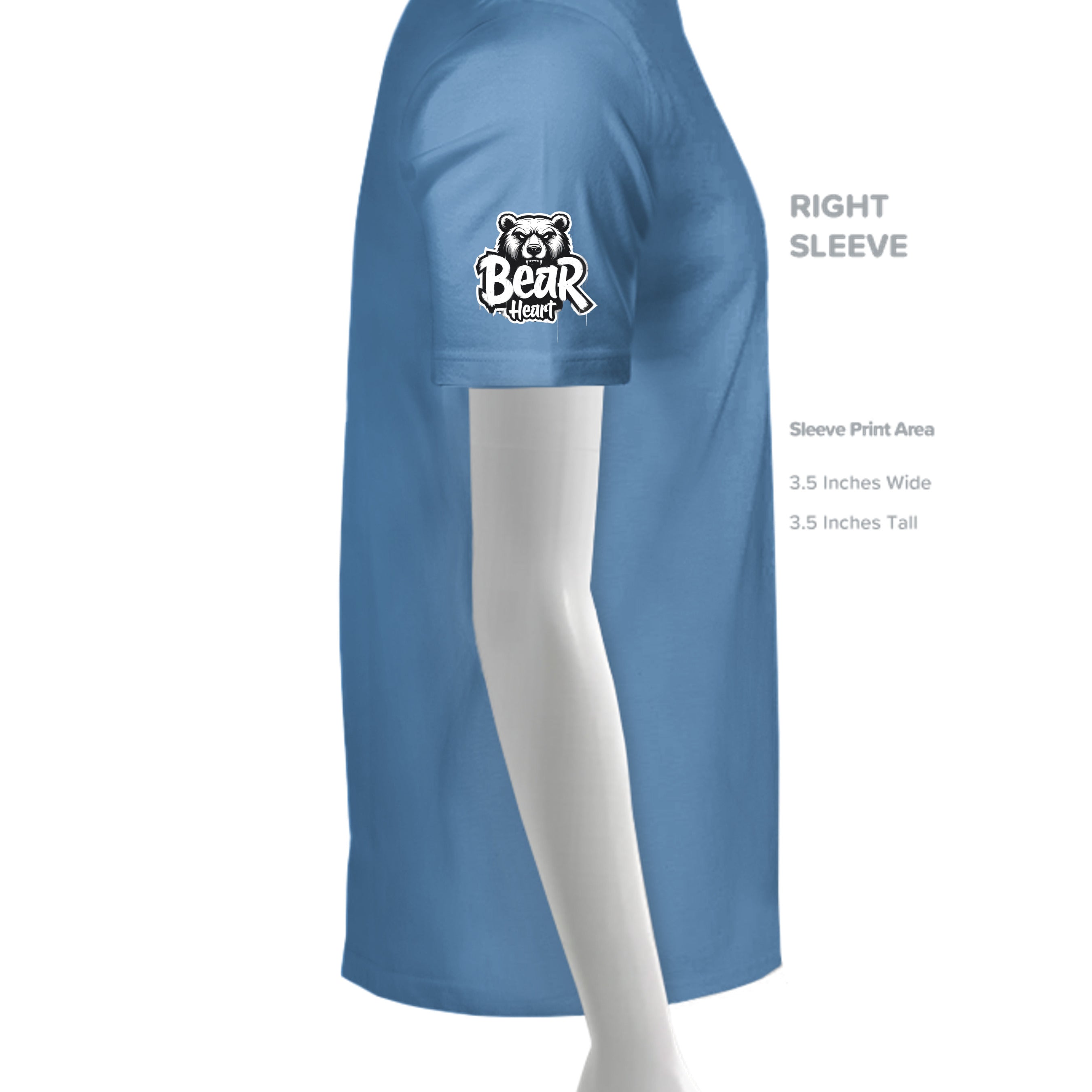 CAROLINA BLUE - G500B - SLEEVE_RIGHT