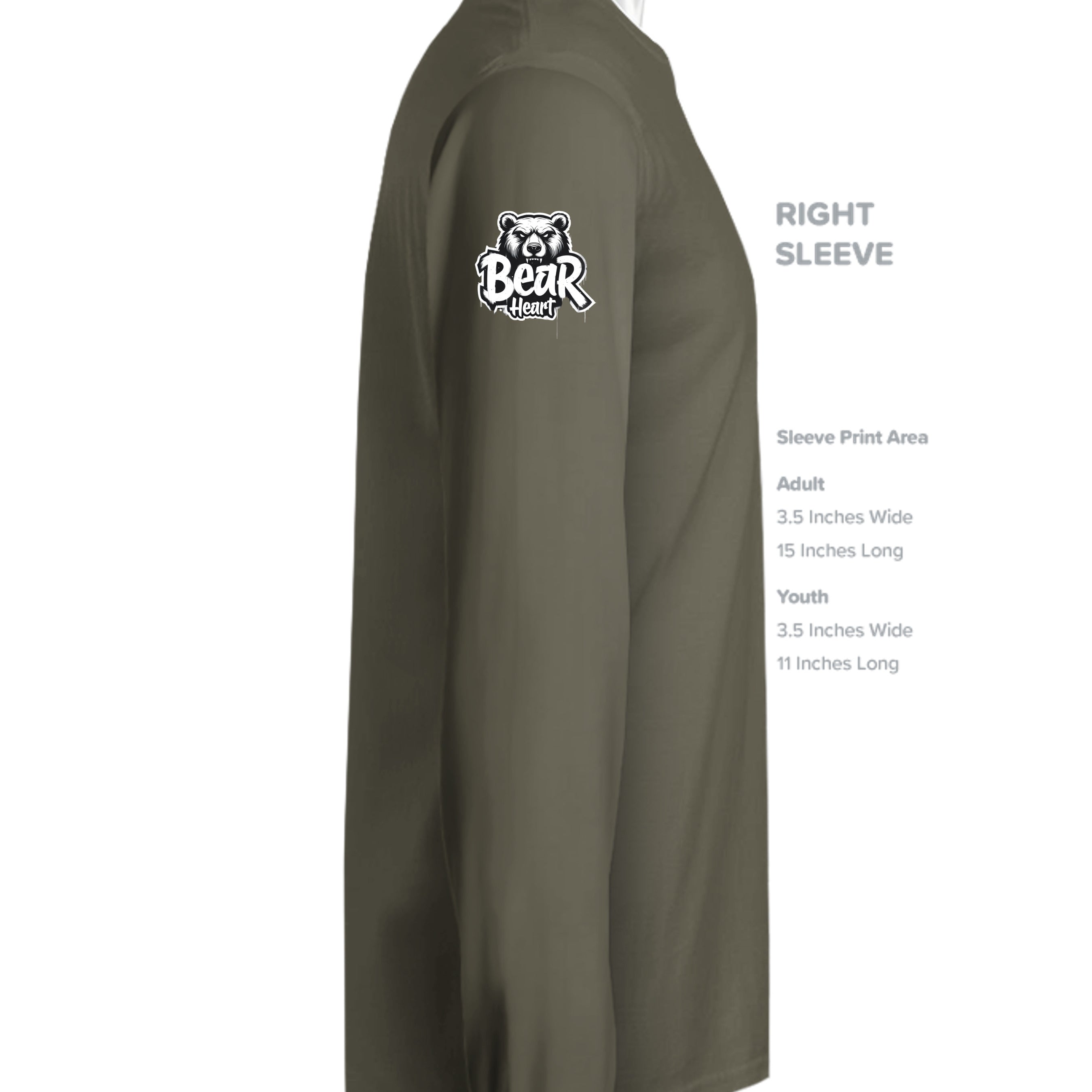 Fatigue Green - P1607 - SLEEVE_RIGHT