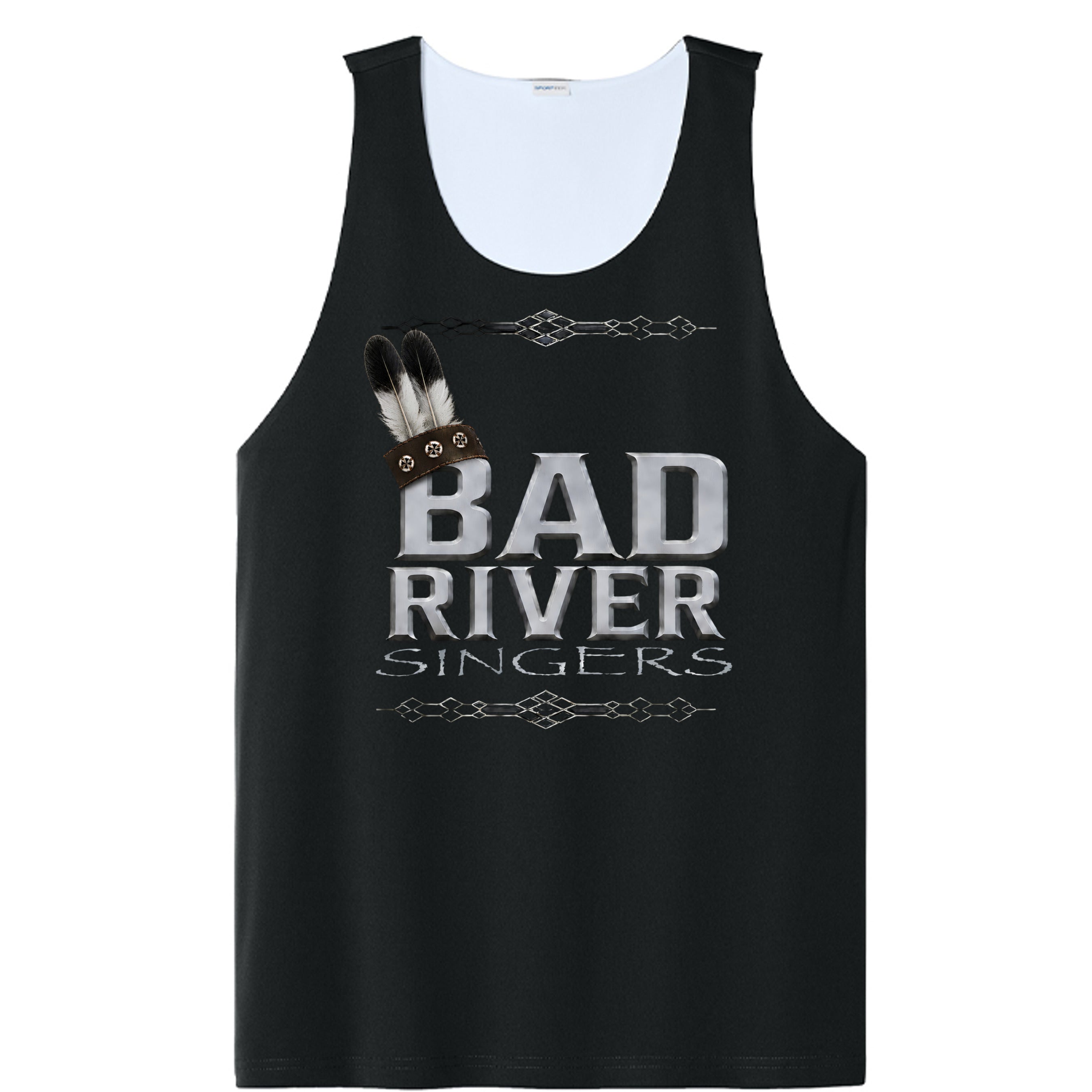 Black/ White - ST551 - FRONT