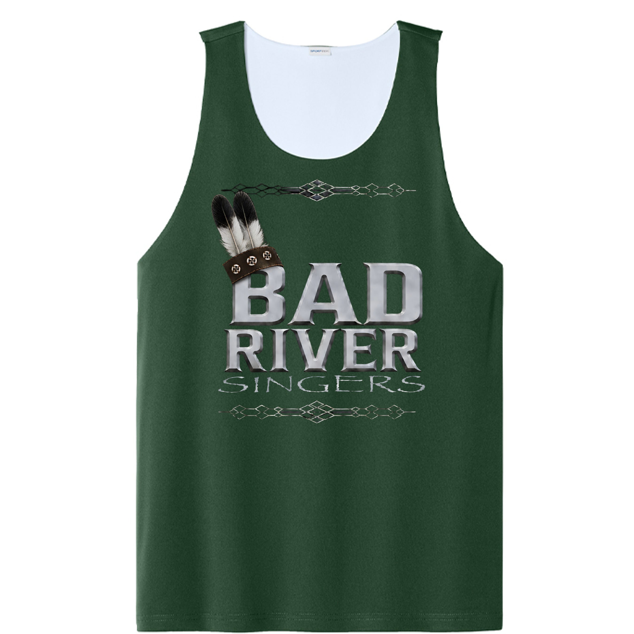 Forest Green/ White - ST551 - FRONT